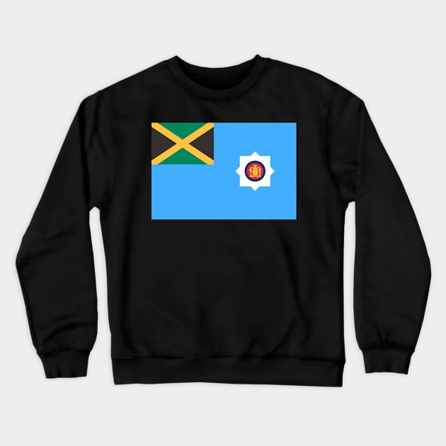 Jamaica Defence Force Air Wing Crewneck Sweatshirt by Wickedcartoons